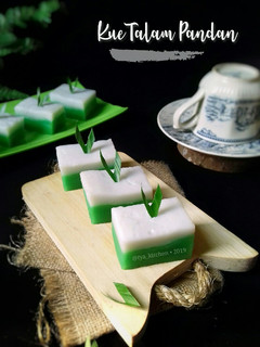 Foto resep Kue Talam Pandan Tepung Beras