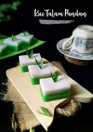 Foto resep Kue Talam Pandan Tepung Beras