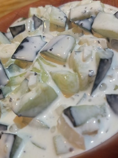 A picture of Creamy Cucumber Salad.