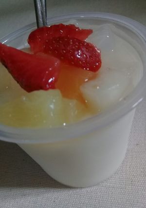 Foto resep Silky puding yumi with coktail
