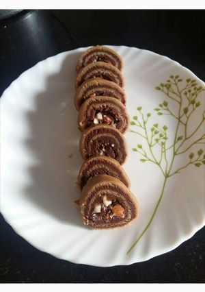 A picture of No bake cookies.