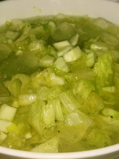 Una foto de Lechuga al agua (ensalada extremeña)