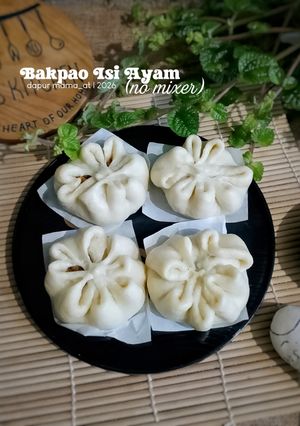 Foto resep Bakpao Isi Ayam Kecap (No Mixer)