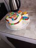 Torta con amor para el cumple de mi bebé