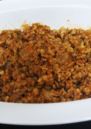 Foto principal de Trigo espelta con boloñesa