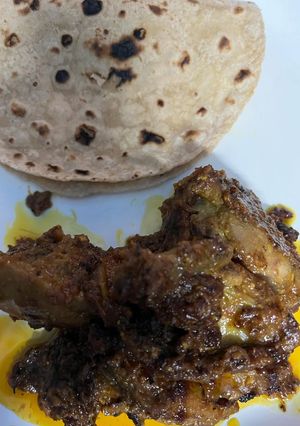 চিকেন কষা(chicken kosha recipe in Bengali) রেসিপির প্রধান ছবি