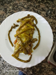 Una foto de Wok de verduras