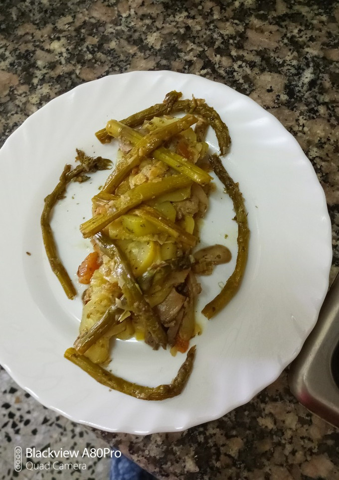 Una foto de Wok de verduras