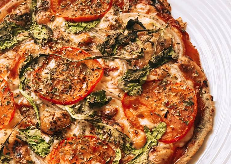 Pizza casera base pollo 🍕😍