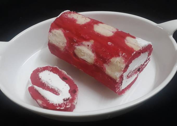 Swiss roll cake