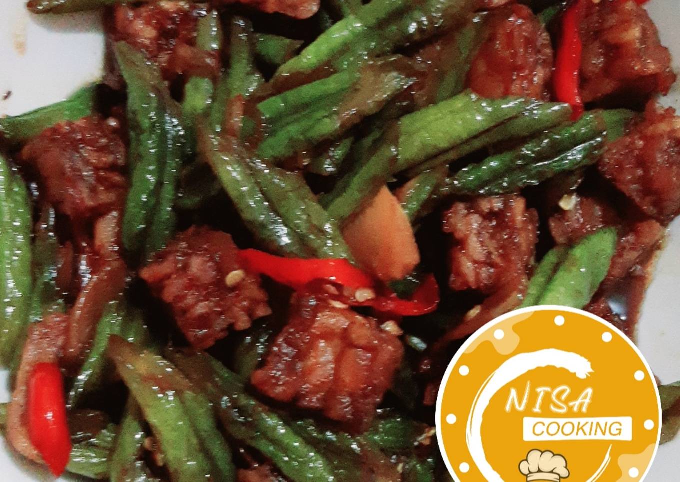 257. Oseng Kacang panjang dan tempe