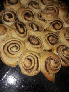 A picture of Cinnamon rolls.