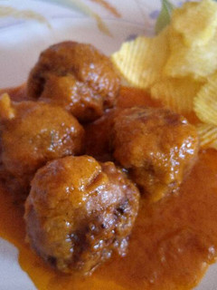 Una foto de Albóndigas en salsa española en Thermomix