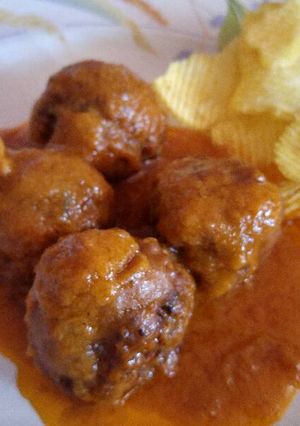 Foto principal de Albóndigas en salsa española en Thermomix