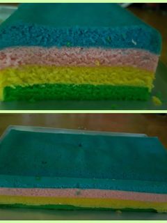 Foto resep Bolu Pelangi