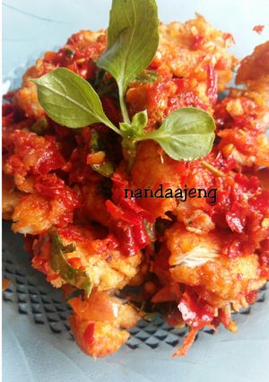 Foto resep Ayam geprek sambel kemangi