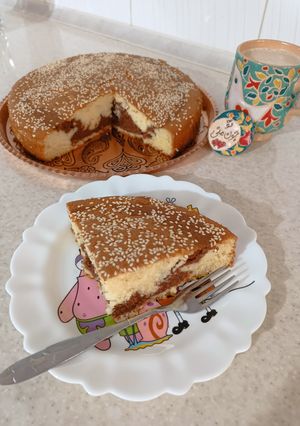 عکسی از دستور کیک هل و گلاب