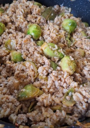 Rizses, húsos, kelbimbós recept fotója