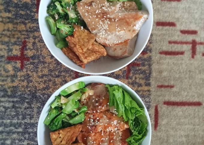 Simple Rice Bowl Salmon / Tuna