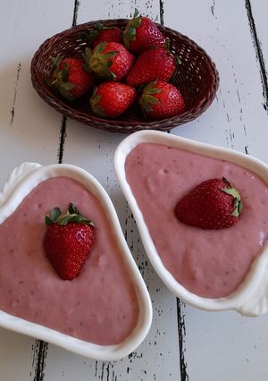 Foto di Crema alle fragole