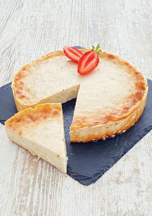 Une photo de Flan à la banane