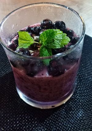 Foto resep Raw Bluberry Pudding