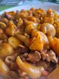 Guiso con fideos