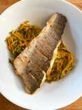 Courgetti Branzino - seabass with zoodles
