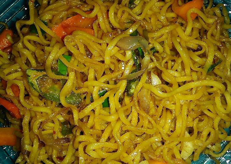 Resep Oseng cabe ijo mie jawa yang Lezat