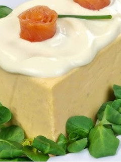 Una foto de Pudín de salmón (súper fácil con poco producto)