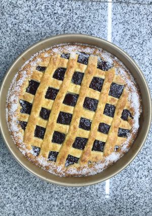 Una foto de Pastafrola de membrillo