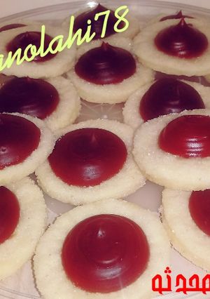 عکسی از دستور شیرینی شکری گُلی (نُوشکَری گُلی) بدون تخم مرغ