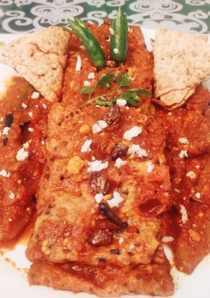 পুর ভরা পাঁপড় কালিয়া (pur bhora papar kaliya recipe in Bengali) রেসিপির প্রধান ছবি