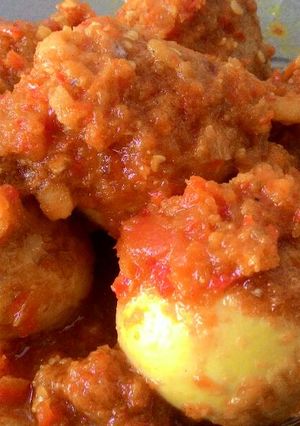Foto resep Telur Bumbu Bali Simple