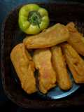 Capsicum Bajji | Kuda Milagai Bajji Recipe - Best Evening Snack