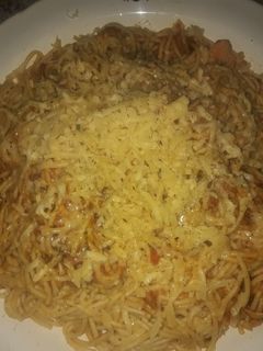 صورة لوصفة سباغيتي