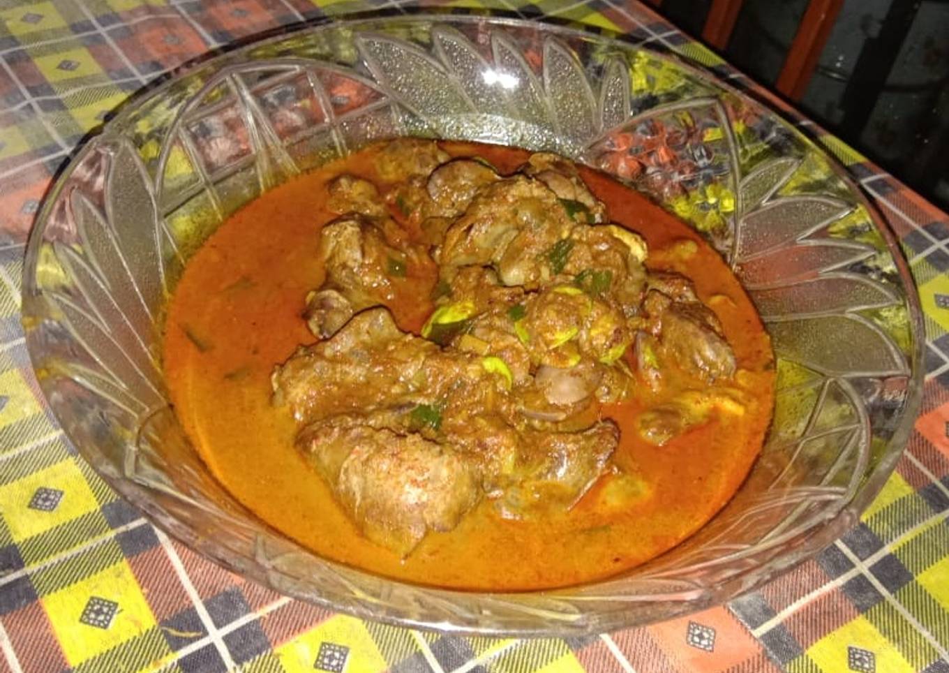 Balado Kuah Hati Ayam Petai Ala Gina