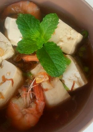 Foto resep Tahu udang kuah gurih