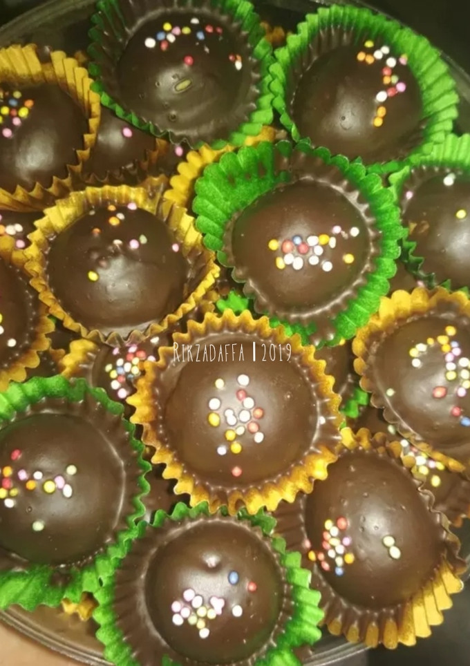 Foto resep Kue Kering Bola-Bola Coklat No Mixer No Oven