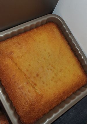Une photo de Brownie au chocolat blanc