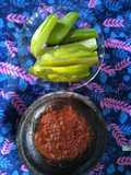 Sambal terasi + Lalab labusiyam,pepaya muda