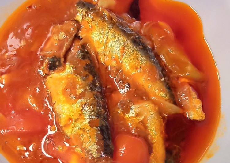 Tumis sarden kaleng pedas π