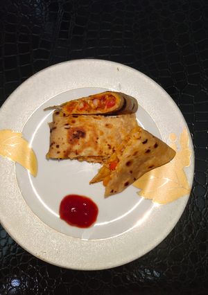 A picture of Masala Chapati.