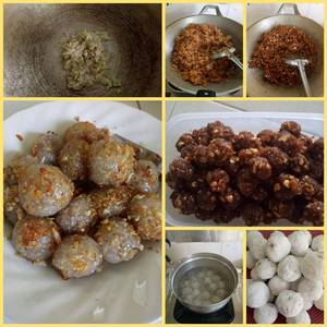 สาคูไส้หมู (Tapioca Balls with Pork Filling : thai appetizer)