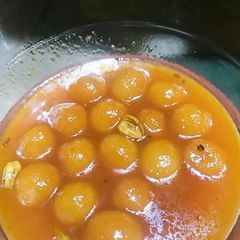 A picture of Bread Gulab jaman 🍞 #foodiesandfriends.