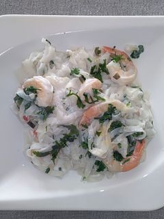 Rák, rizstésztával recept fotója
