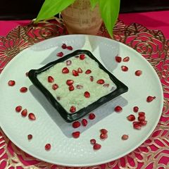 Pomegranate Cucumber Raita A picture of Pomegranate Cucumber Raita.