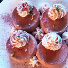 A picture of Chocolate pannacotta.