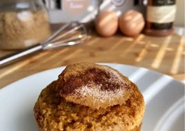 Pumpkin, Oat & Cinnamon Muffins!