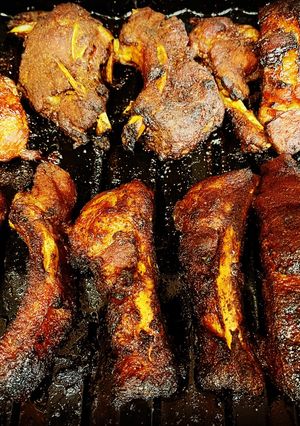 A picture of Instant Pot/Air Fryer Baby Back Ribs.